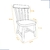 Cadeira Cadeirinha Infantil Colorida Laqueada Lisa de Madeira 1 Unidade - comprar online