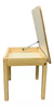 Imagem do Kit Conjunto Mesa Mesinha MDF 60X60 Com Baú Com 2 Cadeiras Cadeirinhas De Madeira Para Desenhar Ou Colorir