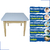 Conjunto Mesa Quadrada Infantil Com 2 Cadeiras Colorida Laqueada - loja online