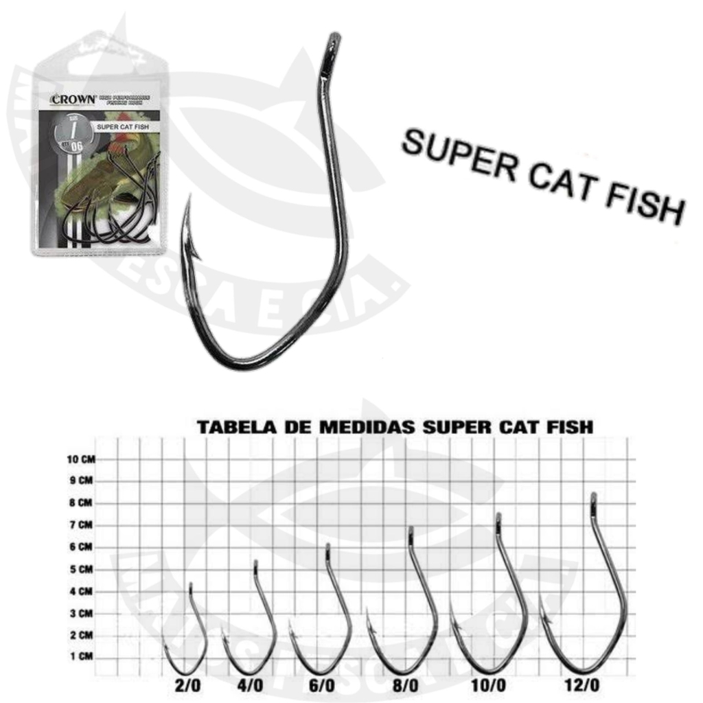 ANZOL CROWN SUPER CAT FISH - Comprar em MATOS PESCA