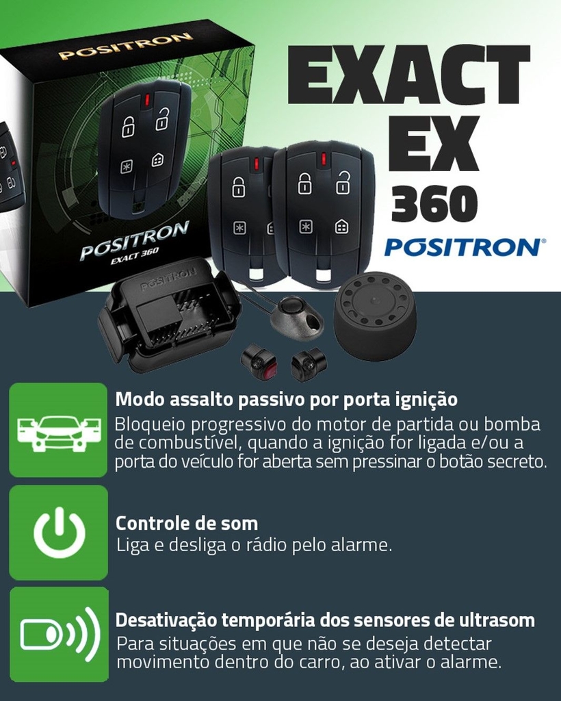 Alarme Positron Cyber Exact Ex 360 Universal