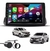 Kit Multimídia Argo e Cronos 9 Pol CarPlay AndroidAuto USB Bt FM