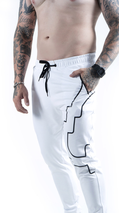 CALÇA DE MOLETOM BRANCO - loja online