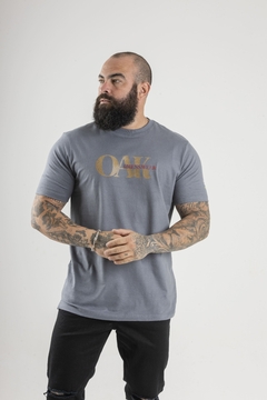 CAMISETA LONGLINE | LEAD GOLD - Oak Menswear