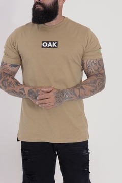 CAMISETA LONGLINE | KHAKI - Oak Menswear