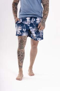 SHORT TACTEL ESTAMPADA | BLUE SUMMER