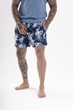 SHORT TACTEL ESTAMPADA | BLUE SUMMER - comprar online