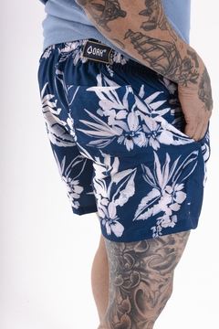 Imagem do SHORT TACTEL ESTAMPADA | BLUE SUMMER