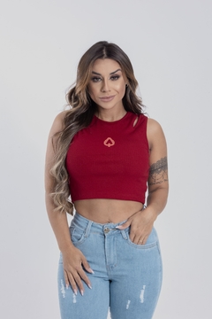 TOP CROPPED | RED - comprar online