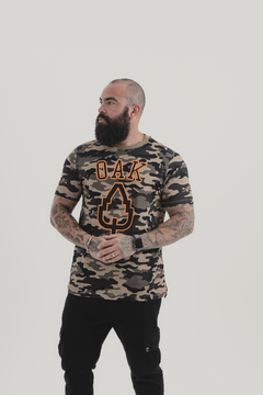 CAMISETA LONGLINE | ARMY CAMMO - comprar online