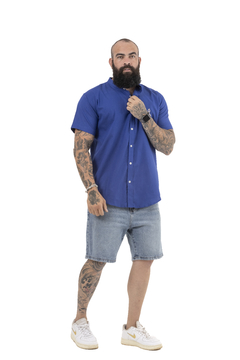 CAMISA MANGA CURTA | GOLA PADRE - Oak Menswear