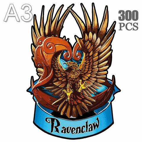 Quebra-Cabeça de Madeira 3D - Ravenclaw Harry Potter