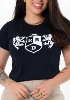 T-SHIRT FEMININA PRETA - RBD