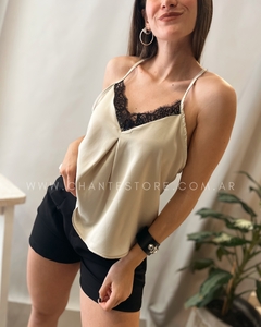 Blusa Less champagne - comprar online