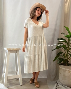 Vestido spring gris claro - comprar online