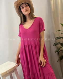 Vestido spring fucsia - comprar online