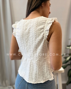 Blusa Malion blanca - comprar online