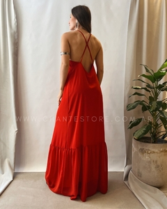 Vestido Clotta premium rojo - comprar online