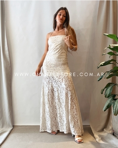 Vestido Nigeria champagne