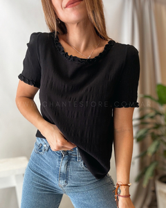 Blusa Tanfa negra - comprar online