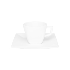 Xícara Quartier White Café 75ml com Pires (logo 1 ou 2 cores-2x) - comprar online