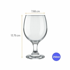 Taça Gallant Vinho 250ml Personalizada (arte na cor preta) - comprar online