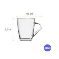 Caneca Quadre 300ml Personalizada (arte na cor preta) - comprar online