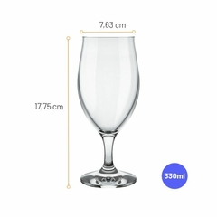 Taça Cerveja Windsor 330ml Personalizada (arte 3 ou 4 cores) - Dhonnart Personalizações 