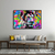 Quadro Decorativo Leão Abstrato Colors - comprar online