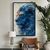 Quadro Decorativo Abstrato Leão Azul - comprar online
