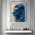 Quadro Decorativo Abstrato Leão Azul na internet