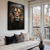 Quadro Decorativo O Leão com Respingos de Tinta - comprar online