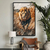 Quadro Decorativo Leão na Natureza - comprar online