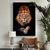 Quadro Decorativo Leão o Rei de Judá Olho Azul - comprar online