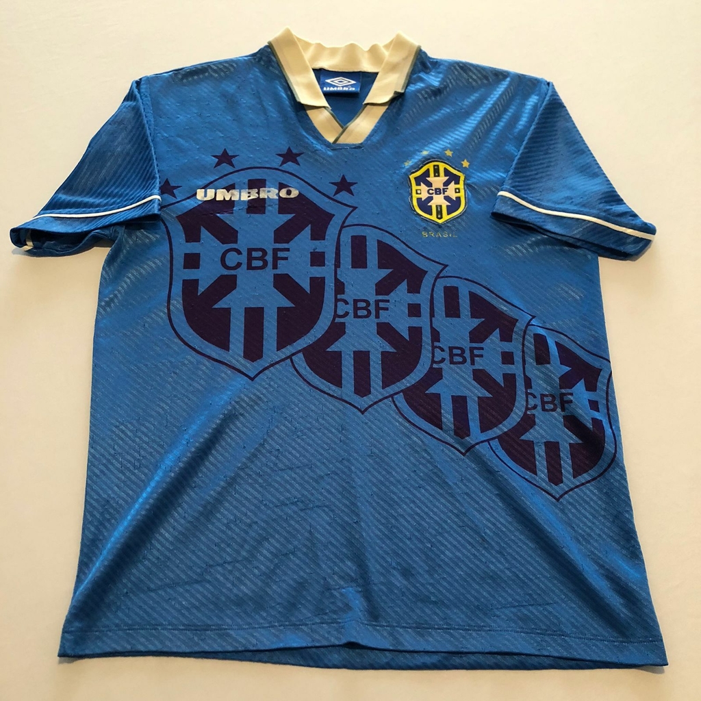 Camisa Brasil Azul 1995/96