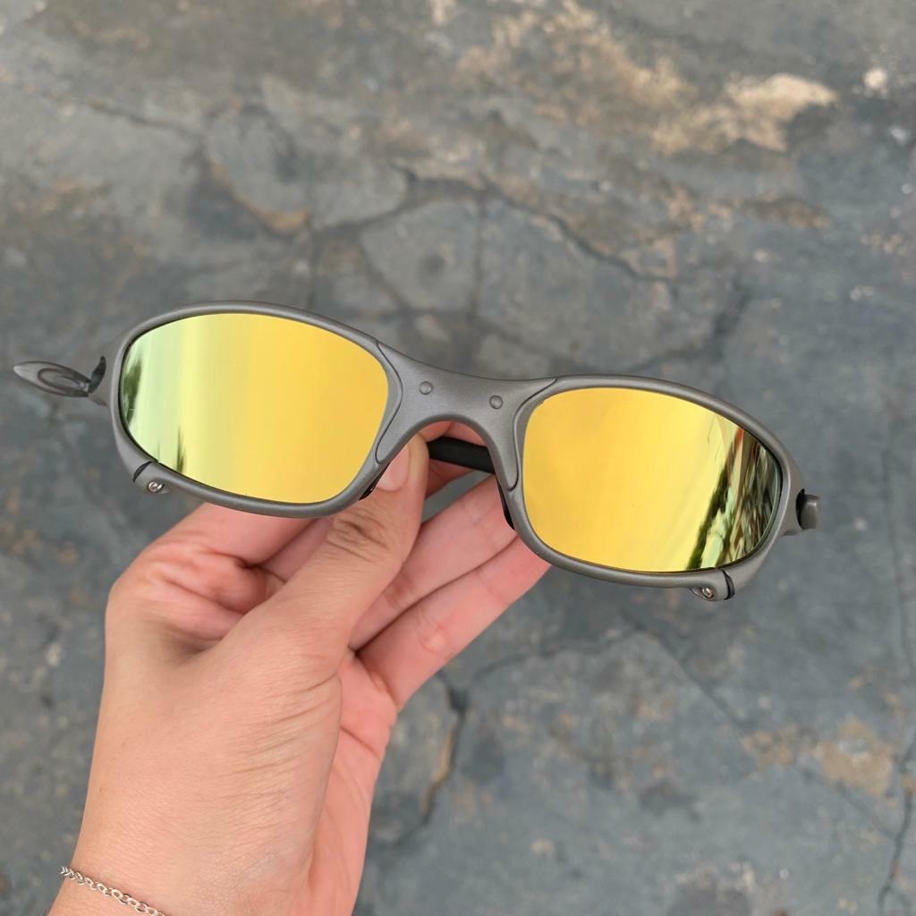 Oculos Juliet X Metal Lentes Gold Tribo Pratas