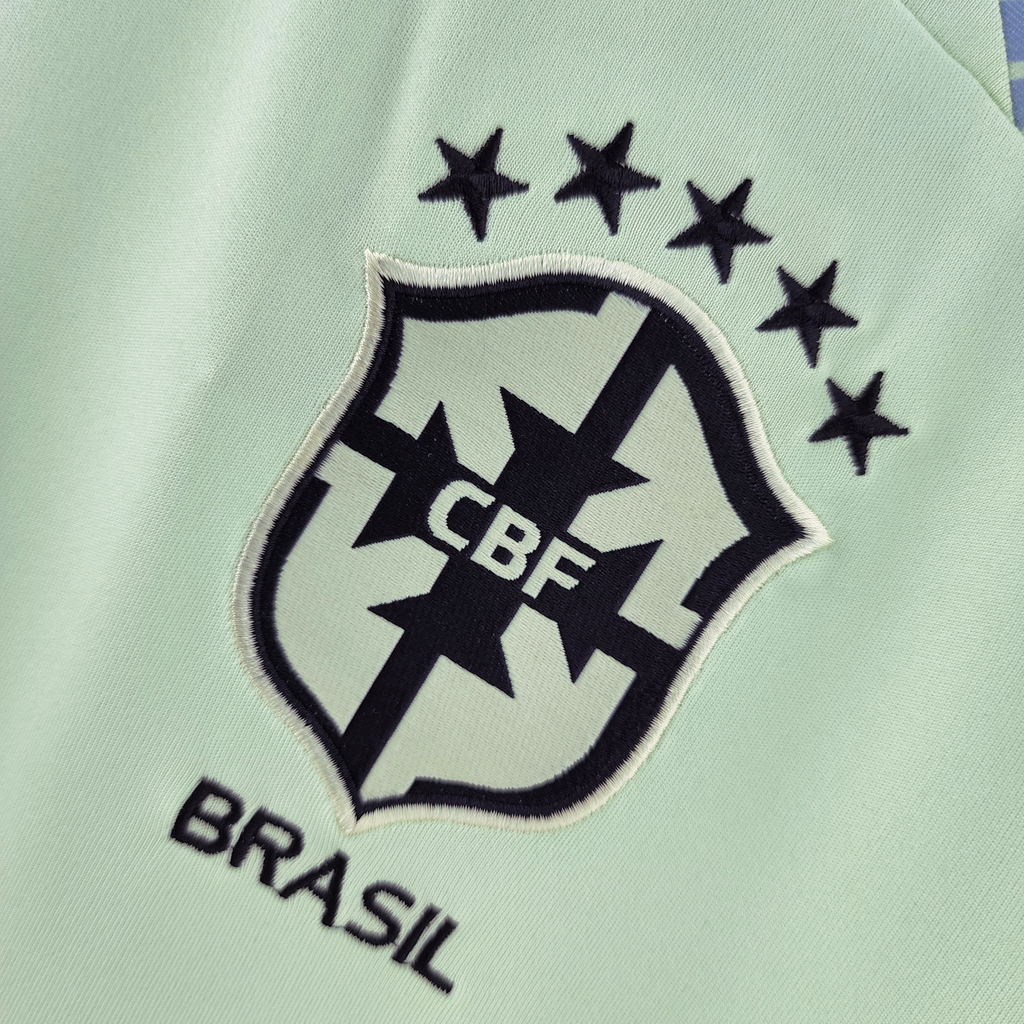 Camisa Seleção Brasileira 2022 Torcedor Nike Masculina Verde