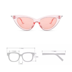 OCULOS DE SOL CAT GLAS ROSA UV400 SANTA FI - Santa Fi Glasses