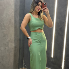 Conjunto Saia Midi Colors