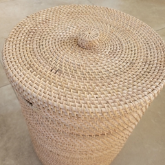 Cesto Rattan para ropa color Natural 50x35cm - comprar online