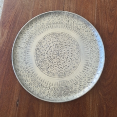 Bandeja mandala metal chapa aluminio 48cm - tienda online