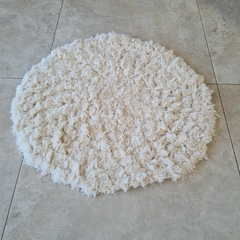 Alfombra de algodón circular redonda 100cm