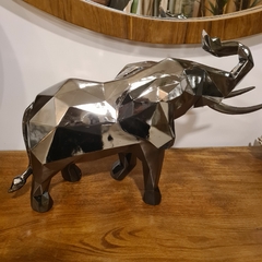 Elefante ceramica metalizado con detalles 2da seleccion 43cm