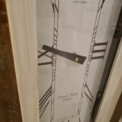 Imagen de Reloj Zenith rectangular madera 68cm