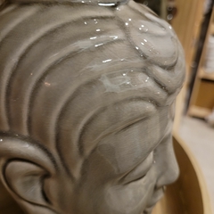 Cabeza de Buda de ceramica 20cm