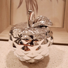 Roja Silver Deco Manzana 10x10cm - comprar online