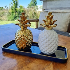 Anana de cerámica Pineapple 17cm dorado - comprar online