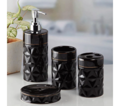 Set De Baño negro 1201528 - comprar online