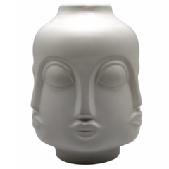 Florero Caras Adler Budda Vase grande blanco 27cm