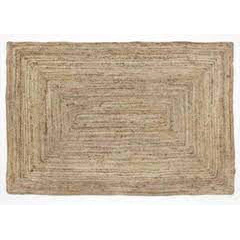 Alfombra de yute trenzado natural rectangular M 180x120cm - comprar online